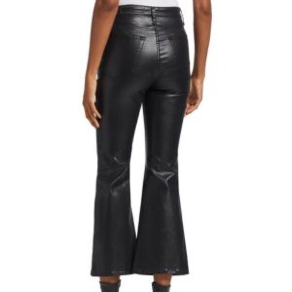 rag & bone Casey Coated High Rise Ankle Flare Jeans, NWOT - Picture 4 of 13